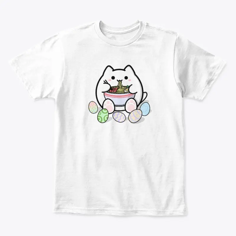 Bongo Cat Ramen T-Shirt Easter Eggs 