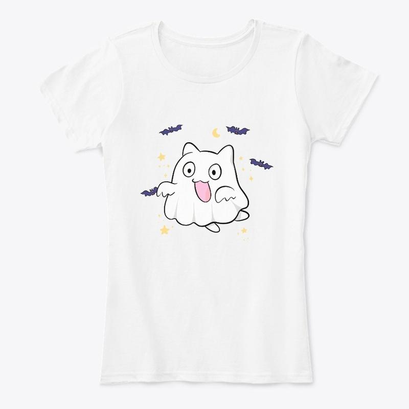 Bongo Cat Meme Boo Pumpkin Halloween 