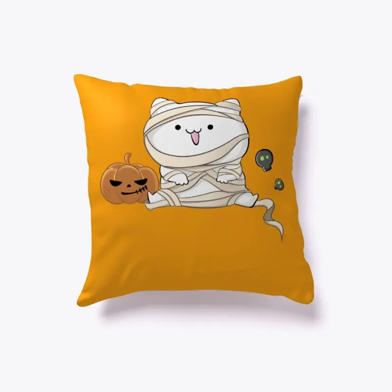 Bongo Cat Meme Boo Pumpkin Halloween 