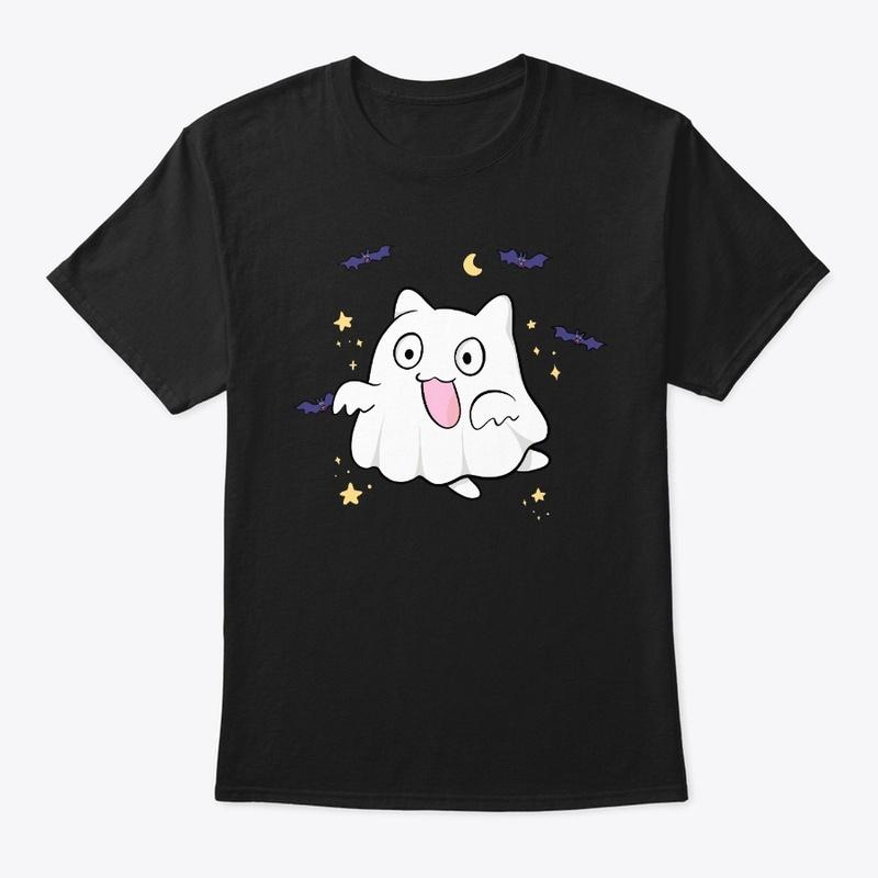 Bongo Cat Meme Boo Pumpkin Halloween 